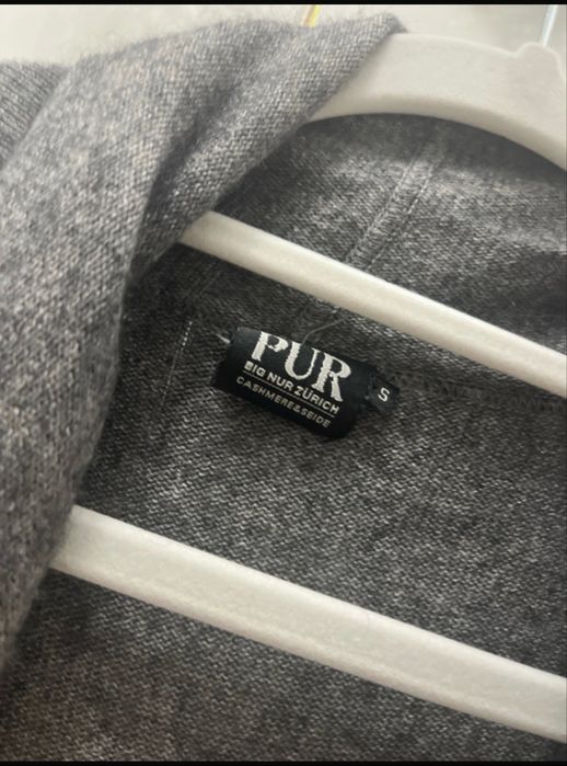 Cardigan PUR din casmir si matase