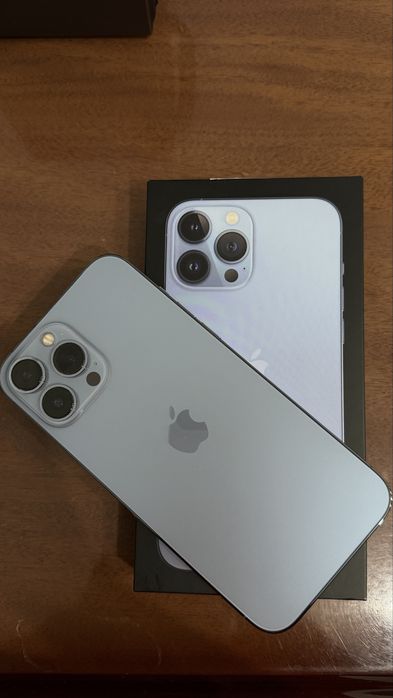 Apple iPhone 13 Pro Max память на 128 ГБ в голубом цвете