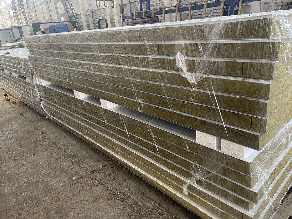 Сендвич панель / пенопласт / базальт / сэндвич/ sendvich /