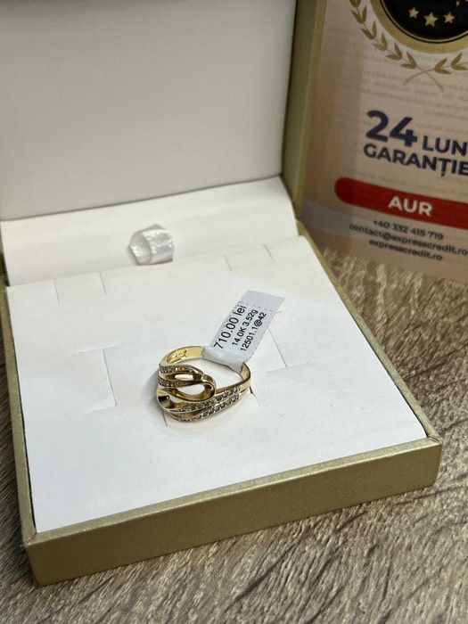 (AG42 B:12501.1) Inel aur 14K 3.52g