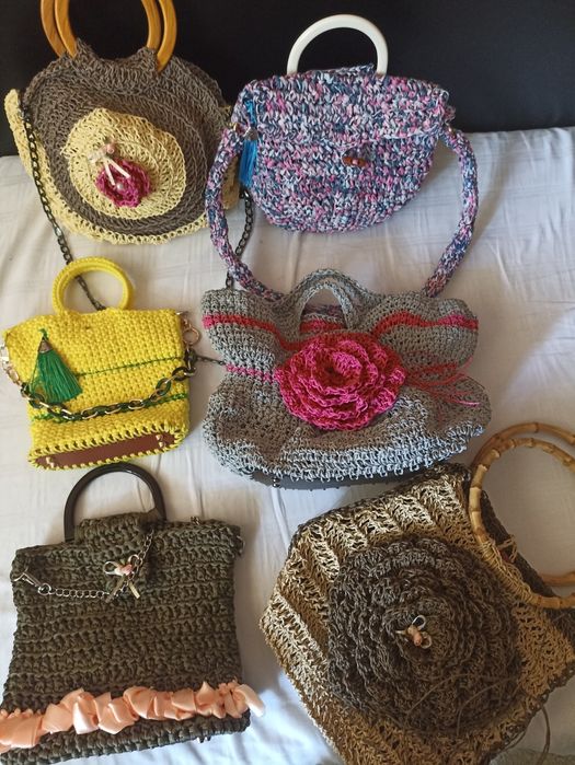Ръчно плетени дамски чанти