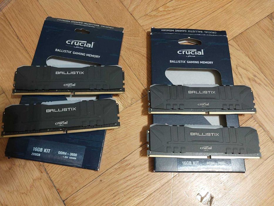 16GB DDR4 3600Mhz CL16 - Crucial BallsitX RGB