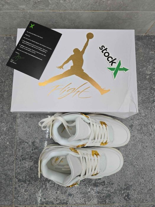 jordan 4 retro metalic gold