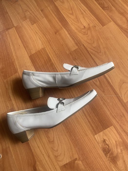 Pantofi albi noi piele naturala - Gabor 40