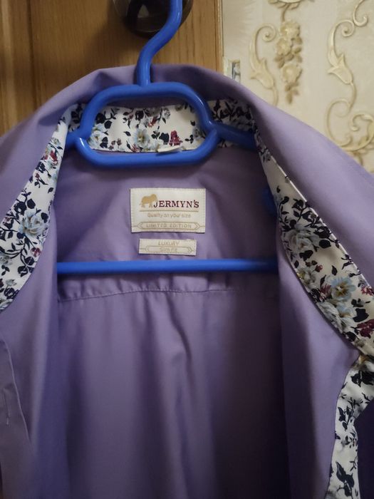 noua-camasa clasica lila- violet,marime 44-46