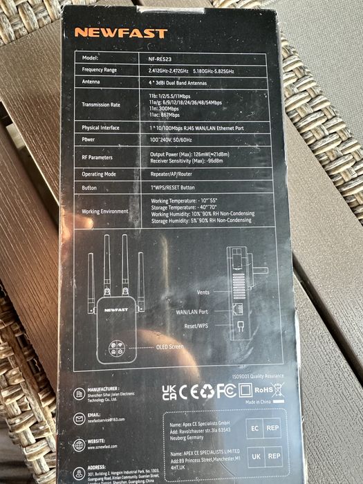 Amplificator Wireless Newfast NF-RE523