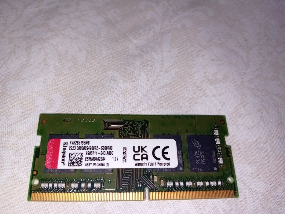 Ddr4 8g pentru laptop nou