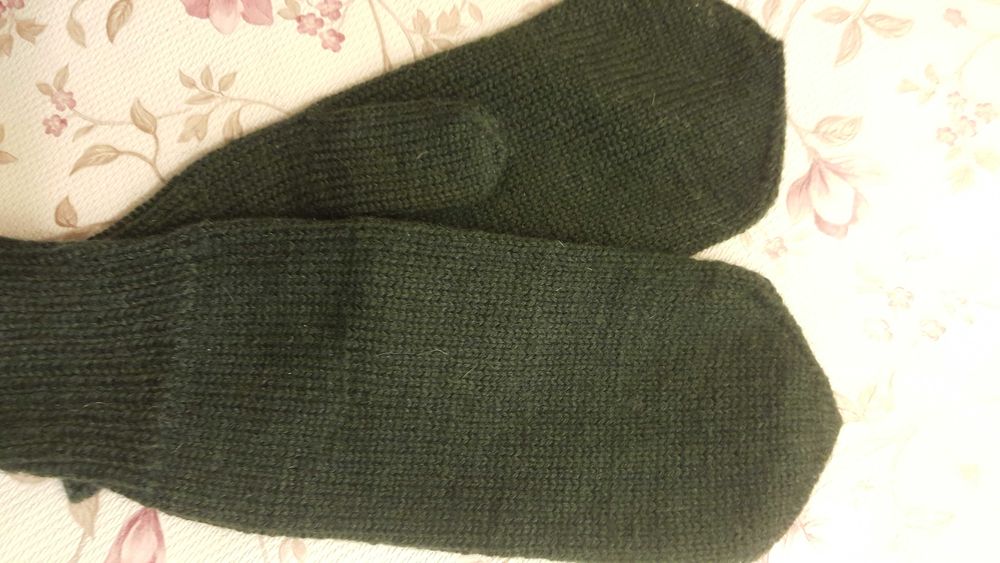 Варежки, ручная работа ,шерсть 100%