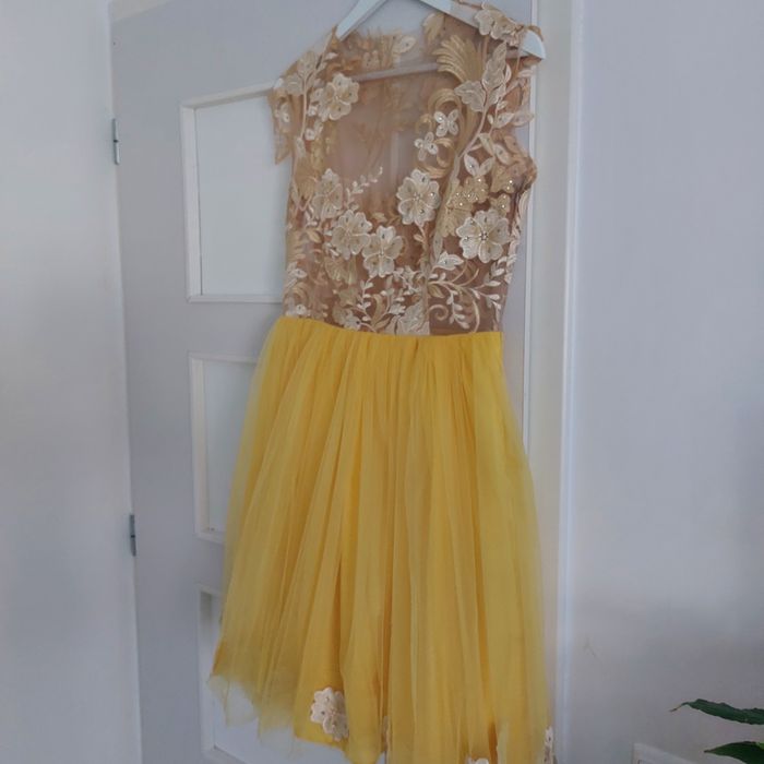Rochie dama dantela și tull