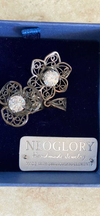 Оригинален комплект пръстен и висулка "NEOGLORY COLLECTION " ...