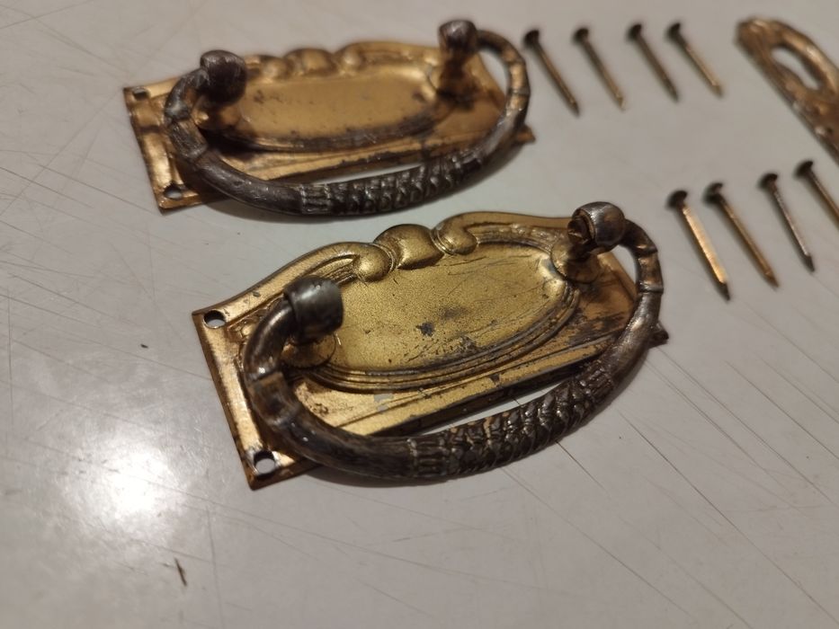 Стари дръжки за мебели, врати, прозорци, , обков комплект