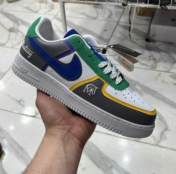 Nike Air Force 1 Mustang white/green-grey