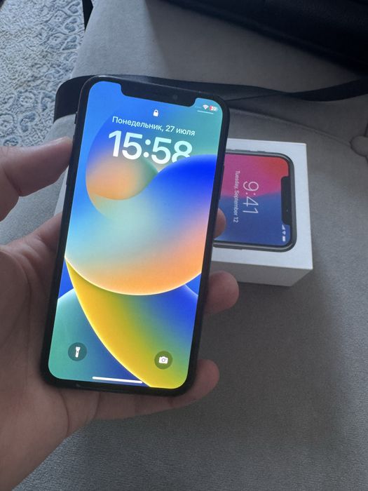 Iphone X 64 gb + коробка
