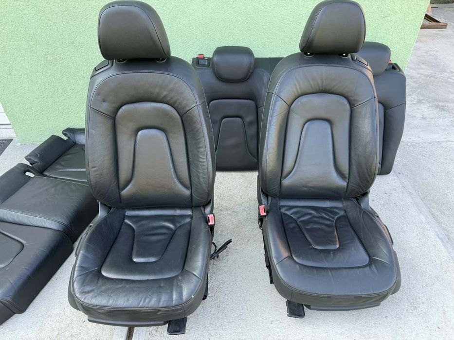 Vand scaune si bancheta de piele pentru audi a5