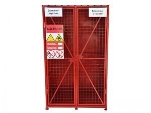 Контейнер для кислородных баллонов,азот,аргон,гелий,СО2,пропан.