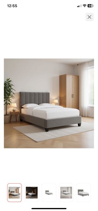 Спальная кровать с матрасом