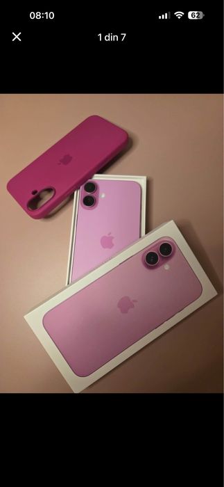 Iphone 16 plus pink 128 baterie 100%