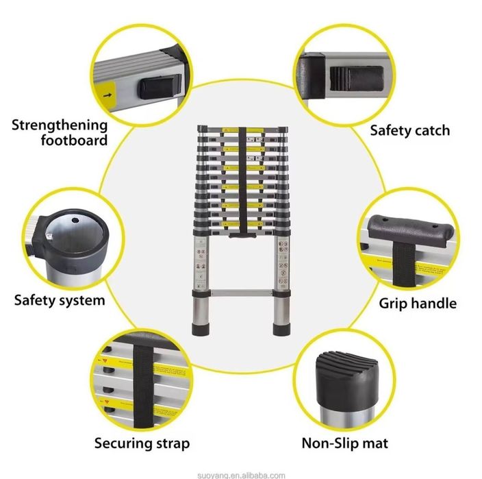 Нарвон стремянки лестницы алюминиевые телескопические доставка бесплат