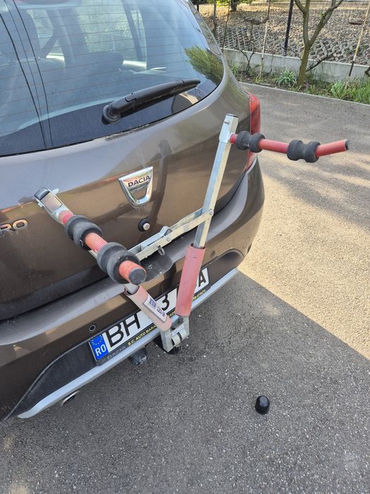 Vand suport bicicleta pe carlig, model V