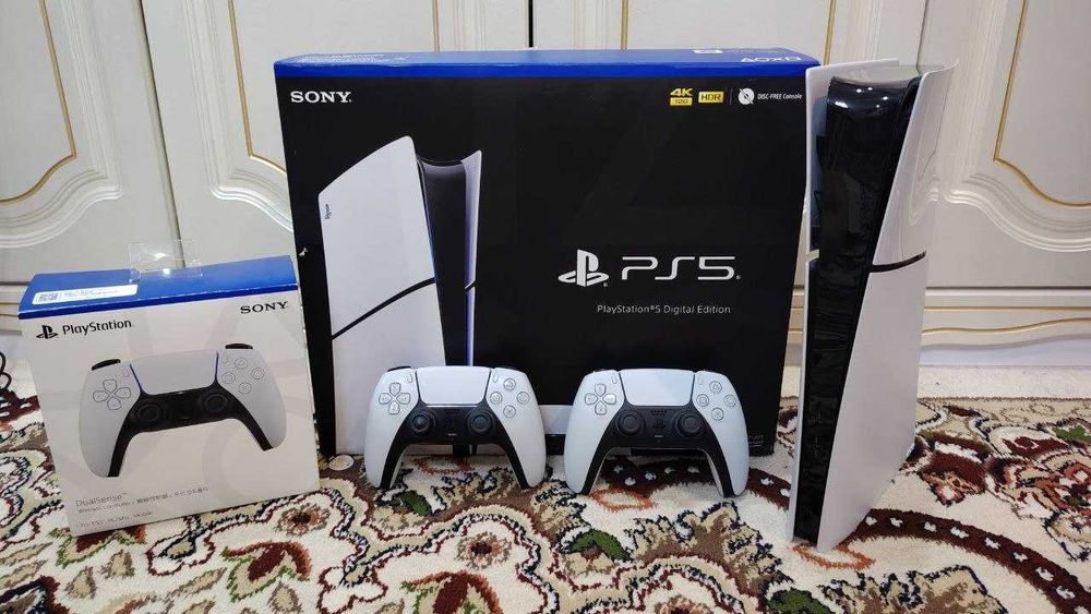 Playstation 5 Slim  2 Джойстик идеальный состояние Топ игры