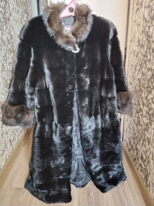 Шуба норковая б/у