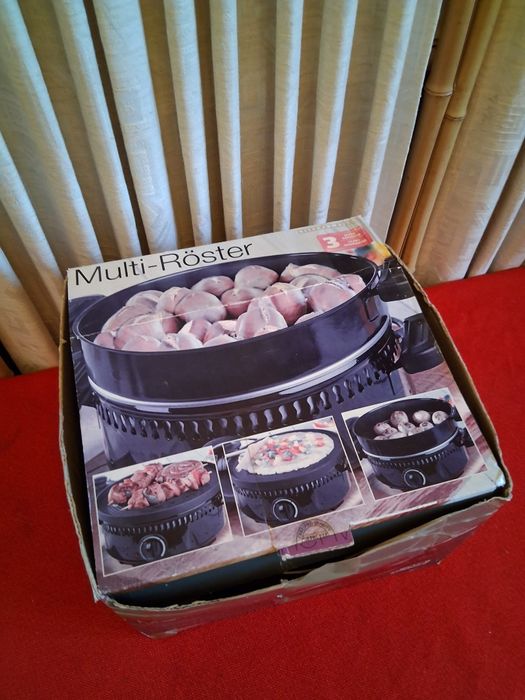 Cuptor multifuncțional Stöckli pentru castane, grătar si clătite.