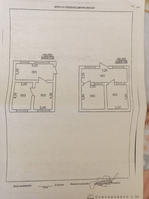 Ҳовли сотилади 6 сотих тўғри тўрт бурчак 5 та хона ремонти ўрта кириб