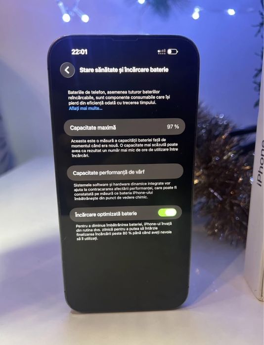 iPhone 14 Pro Max 95% baterie