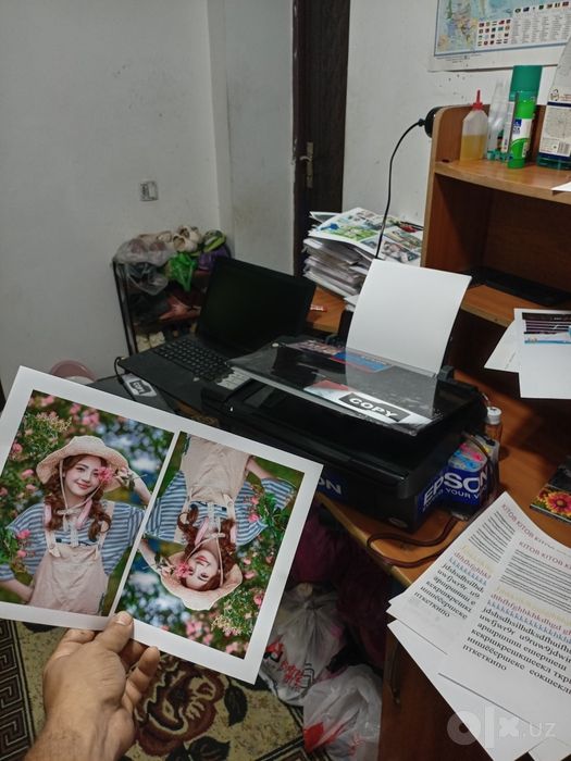 Epson 7300 rangli juda tezkor KOPIYA-SKANER-PRINT dyuzi 100% tayyor