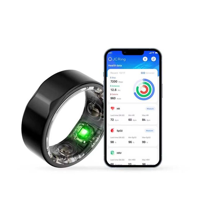 Смарт пръстен Xmart – 2301B, Размер 12, 21.5 мм, Черен