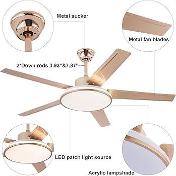 Люстра-вентилятор LED