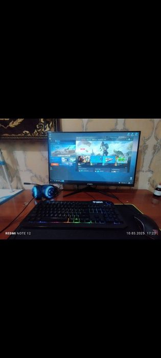 Kuchli igravoy PC + 27 Monitor — O‘yin/Ish uchun