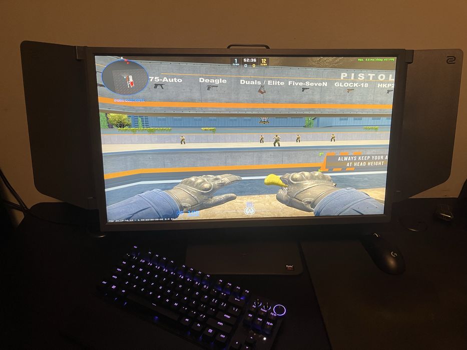 PC Gaming+Monitor Zowie XL2566K+Tastatura Razer Huntsman V3 Pro TKL