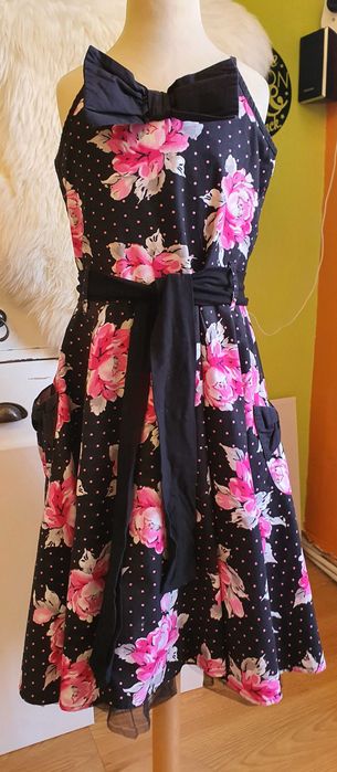 Rochie eleganta varsta 10-11 ani cu buzunare