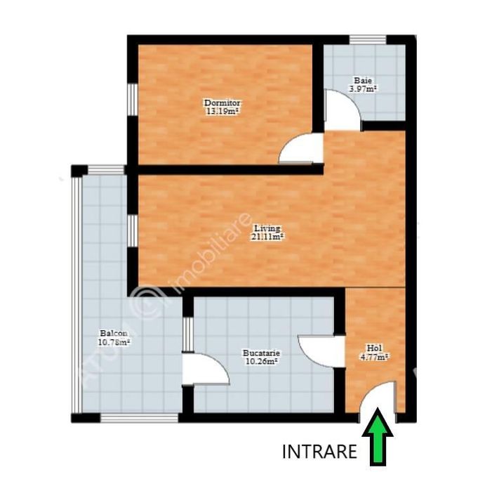 Apartament 2 camere balcon si loc parcare in Selimbar