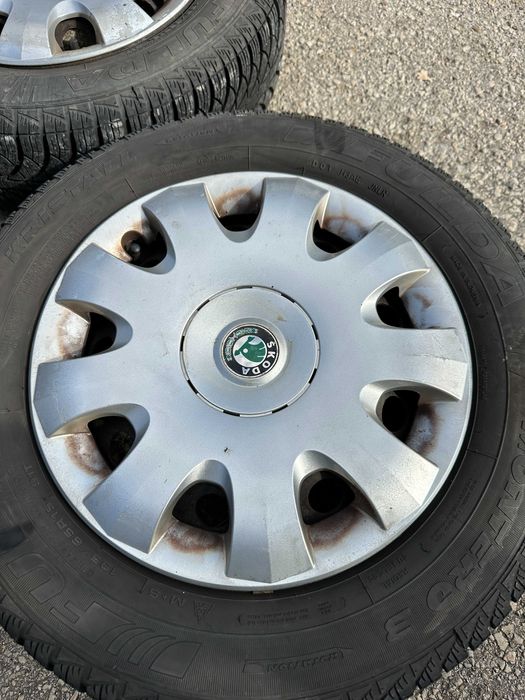 4бр. железни джанти с тасове 15" 5x112 - Skoda и VAG групата