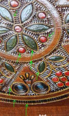 cadou rar si deosebit Cloisonne plate  farfurie vintage