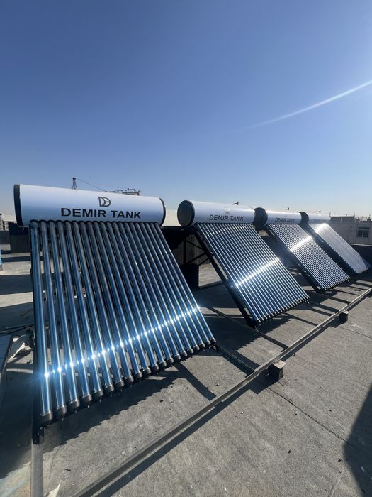 Солнечный водонагреватель Quyosh suv isitish tizimi