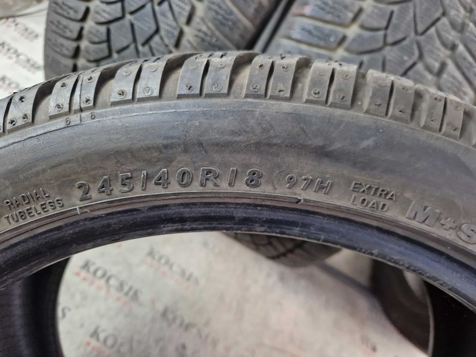 Anvelope second hand m+s 245 40 18 Dunlop