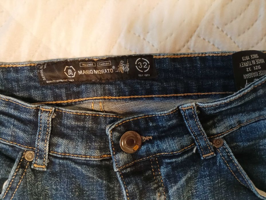 Модерни мъжки дънки, размер 32, използвани - 5-6 пъти, много запазени