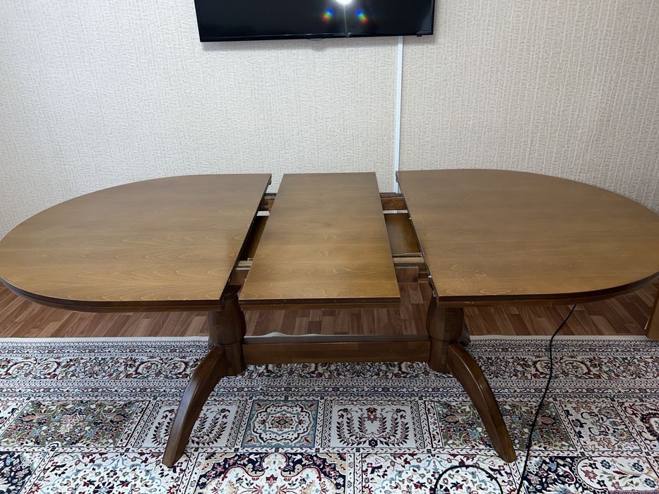 Стол деревянный, раздвижной