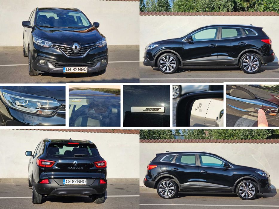 Renault Kadjar BOSE Line 12.2015 1.5dCi 110cp Automat / Faruri LED Keyless BOSE Piele BLIS LINE / Inmatriculat