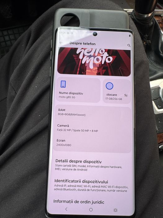 motorola  G85 (5 G) 256 gb