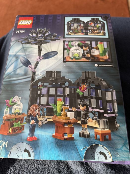 Lego Wednesday black dahlia flower