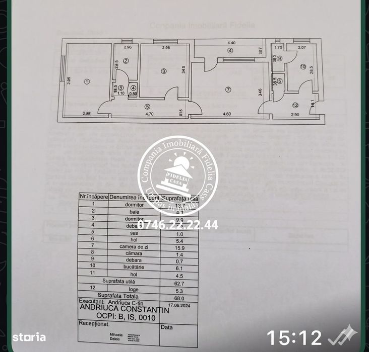 Apartament 3 Camere Tatarasi