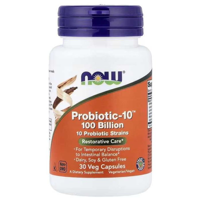 NOW Foods Probiotic-10 Probiotic - 10 пробиотик-10 Probiotik - 10