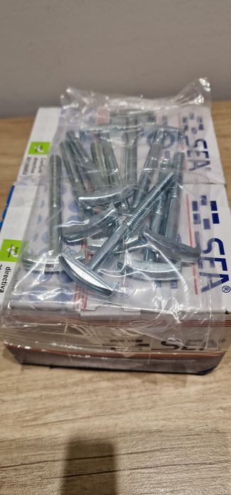 Şurub cap T 35mm special pt fixat panouri gard - M 8x80 ZA