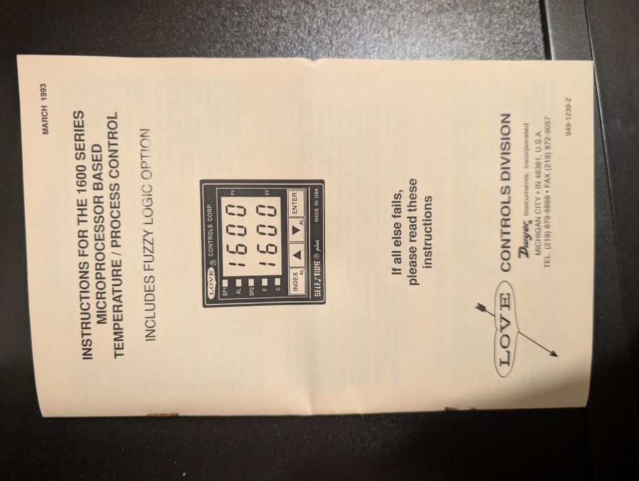 Controler de temperatură Love Controls Self Tune Plus USA