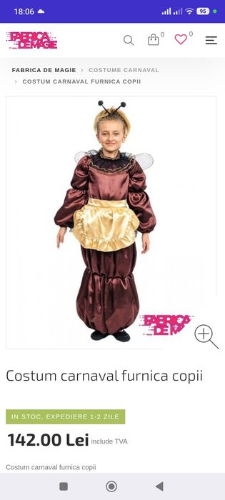 Costum serbare rol Furnica