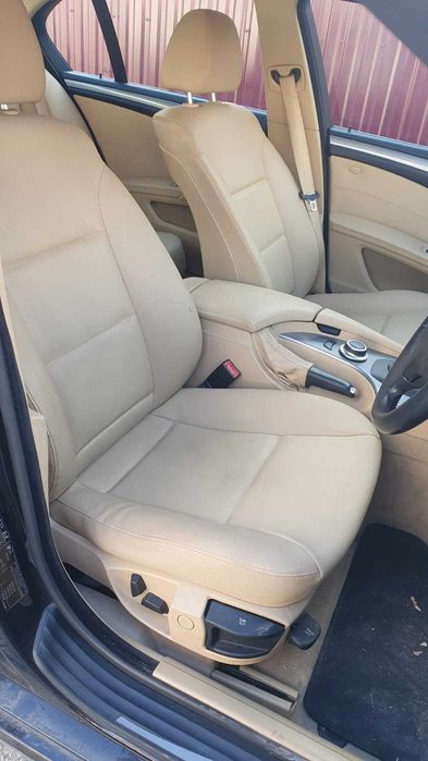 Dezmembrez Bmw 520 d e60 e61 seria 5 2.0 163 cp an 2007 M47 interior complet scaune fata bancheta spate plafon turbina calculator motor ecu scut motor